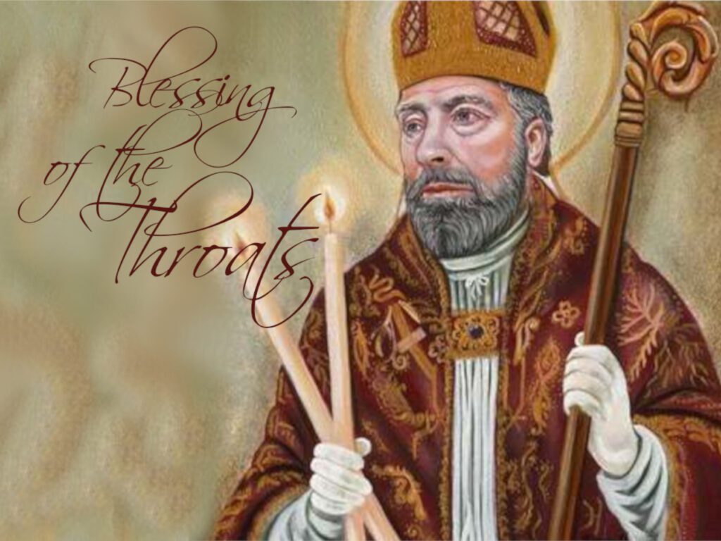 St. Blaise – Blessing of the Throats