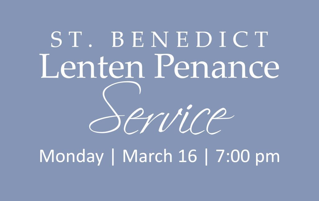 Lenten Penance Service